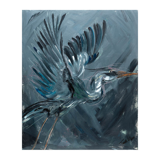 Heron 50cm x 60cm