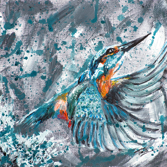 Kingfisher framed